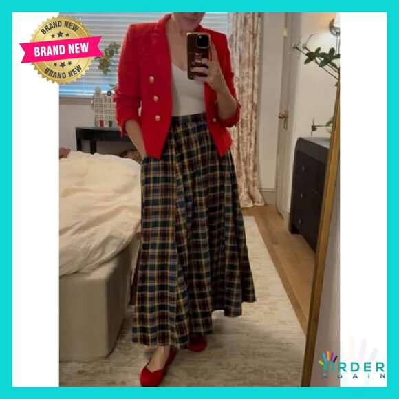 Cropped Tweed Blazer Elegant Chic Professional Work Office Jacket Padded - Picture 4 of 6